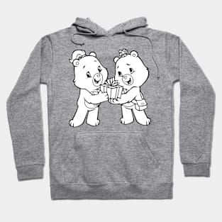 a gift from twin bears Hoodie